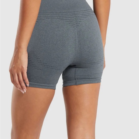 Gymshark Charcoal Bike Shorts - Picture 3 of 3